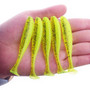 10 Pcs/lot 75mm 2.2g Shiner Jig Silicone Soft Swimbait Lure