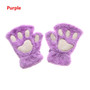 Girls Lovely Winter Warm Fingerless Gloves