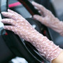 women's Lace sunscreen gloves