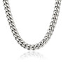 Hip Hop Jewelry Aurora Heavy Cuban Links Gold Silver Pave Rhinestone Stainless Steel Rapper Chain