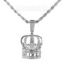 Iced Buddha Pendant w/ 5mm Franco Chain / CROWN Pendant w/ 4mm Rope Chain Set G