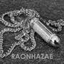 Hip Hop Blinged Out Bullet Pendant w/ 5mm Miami Cuban Chain