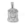 New Lab diamond Micro Pave JUMBO Jesus Face Pendant.