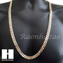 MENS BLING HEART PENDANT DIAMOND CUT 30" CUBAN CHAIN NECKLACE SET G31