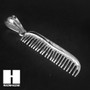 Mens 316L Stainless steel Silver Barber Shop Comb Pendant SS015