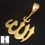 Mens 316L Stainless steel Gold Muslim Islam Allah Pendant SS020