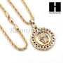 MEN KING TUT ROPE CHAIN DIAMOND CUT 30" CUBAN LINK CHAIN NECKLACE S016