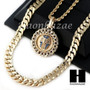 MEN KING TUT ROPE CHAIN DIAMOND CUT 30" CUBAN LINK CHAIN NECKLACE S016