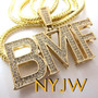 G BMF BLACK MAFIA FAMILY PENDANT W/ 36" CHAIN