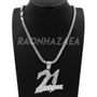 Hip Hop 21 SAVAGE Pendant W/ Franco Chain / Tennis Choker Chain