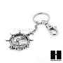 Magnifying Glass Wheel with Anchor Key Chain & Pendant Chain Necklace Set SJ1S