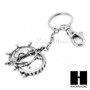 Magnifying Glass Wheel with Anchor Key Chain & Pendant Chain Necklace Set SJ1S