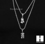 MEN JESUS FACE PRAYING HANDS 24" 30" ROPE CHAIN NECKLACES COMBO SET G38