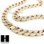 RUBY KING TUT PENDANT 24" 30" CUBAN LINK ROPE CUBAN NECKLACE SET D023