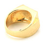 HIP HOP FASHION SOLID "TRAVIS SCOTT" GOLD PLATED RING BK008G