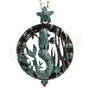 Patina Antique Vintage Design Tree of Life 5X Magnifying Glass Locket Pendant Necklace