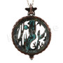 Patina Antique Vintage Design Tree of Life 5X Magnifying Glass Locket Pendant Necklace