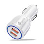 Car Charger Quick Charge 3.0 QC 3.0 Fast Charging Adapter Dual USB Car-Charger