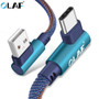 OLAF 2m USB Type C 90 Degree Fast Charging usb c cable Type-c data Cord Charger