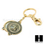 Gold 5X Magnifying Glass Tree of Life Key Chain Pendant Chain Necklace Set SJ4G