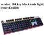 Mechanical Keyboard 87 keys Blue Switch Gaming Keyboards