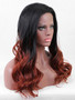 Foxwigs Lace Front Wigs Long Ombre Wavy Hair Lace Front Wig/Free Shipping