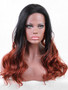 Foxwigs Lace Front Wigs Long Ombre Wavy Hair Lace Front Wig/Free Shipping