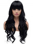 Foxwigs Lace Front Wigs Body Wave Neat Bang Long Hair Wig/Free Shipping