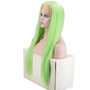 Women's Fashion Front lace Wig Gree Synthetic Hair Long Wigs Wave straight Wig/Free Shipping