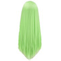 Women's Fashion Front lace Wig Gree Synthetic Hair Long Wigs Wave straight Wig/Free Shipping