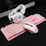 Mechanical Gaming Mouse Headset Keyboard Set