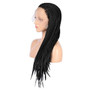Micro Braided Lace Front Wigs Black Women Long Synthetic Hair Wig Heat Resistant/Free Shipping
