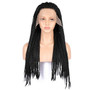 Micro Braided Lace Front Wigs Black Women Long Synthetic Hair Wig Heat Resistant/Free Shipping