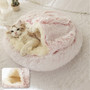 Round Plush Cat Warm Bed