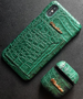 Crocodile Leather Phone and AirPods 1/2 case For iPhone 11 Pro Max, 11 Pro, 11, Xs Max, XS/X, Xr, 8/7 Plus, 8/7, 6s Plus, or 6/6s