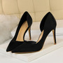 2020 Women 9.5cm High Heels Blue Pumps