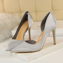 2020 Women 9.5cm High Heels Blue Pumps