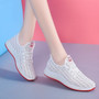 Women Air Cushion Sports Shoes Outdoor Running Lace Up