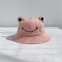 Kawaii Frog Bucket Hat Summer Sun Cap #JU2929