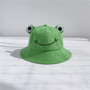 Kawaii Frog Bucket Hat Summer Sun Cap #JU2929