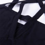 Sexy Gothic Pentagram Jumpsuit Cross Strap Bodysuit #JU2652