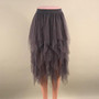 Elastic High Waist Tulle Skirt Pastel Mesh Tutu #JU2576