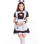 Black Cat Maid Dress Lolita Cosplay Costume #JU2473