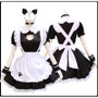 Black Cat Maid Dress Lolita Cosplay Costume #JU2473