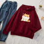 Cute Chubby Cheeks Shiba Inu Hoodie Kawaii Sweater #JU2920