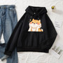 Cute Chubby Cheeks Shiba Inu Hoodie Kawaii Sweater #JU2920