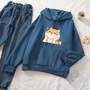 Cute Chubby Cheeks Shiba Inu Hoodie Kawaii Sweater #JU2920