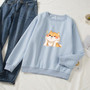 Cute Chubby Cheeks Shiba Inu Hoodie Kawaii Sweater #JU2920