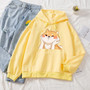 Cute Chubby Cheeks Shiba Inu Hoodie Kawaii Sweater #JU2920