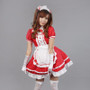 K-ON! Lolita Ruffled Maid Uniform Cosplay [2 Colors] #JU2113